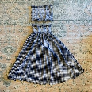 Lioness Smocked Gingham Set